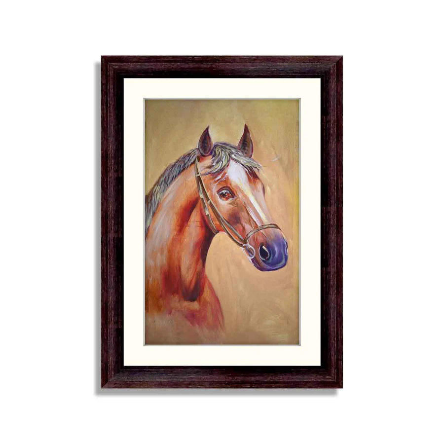 Abstract Horse Framed Art 03