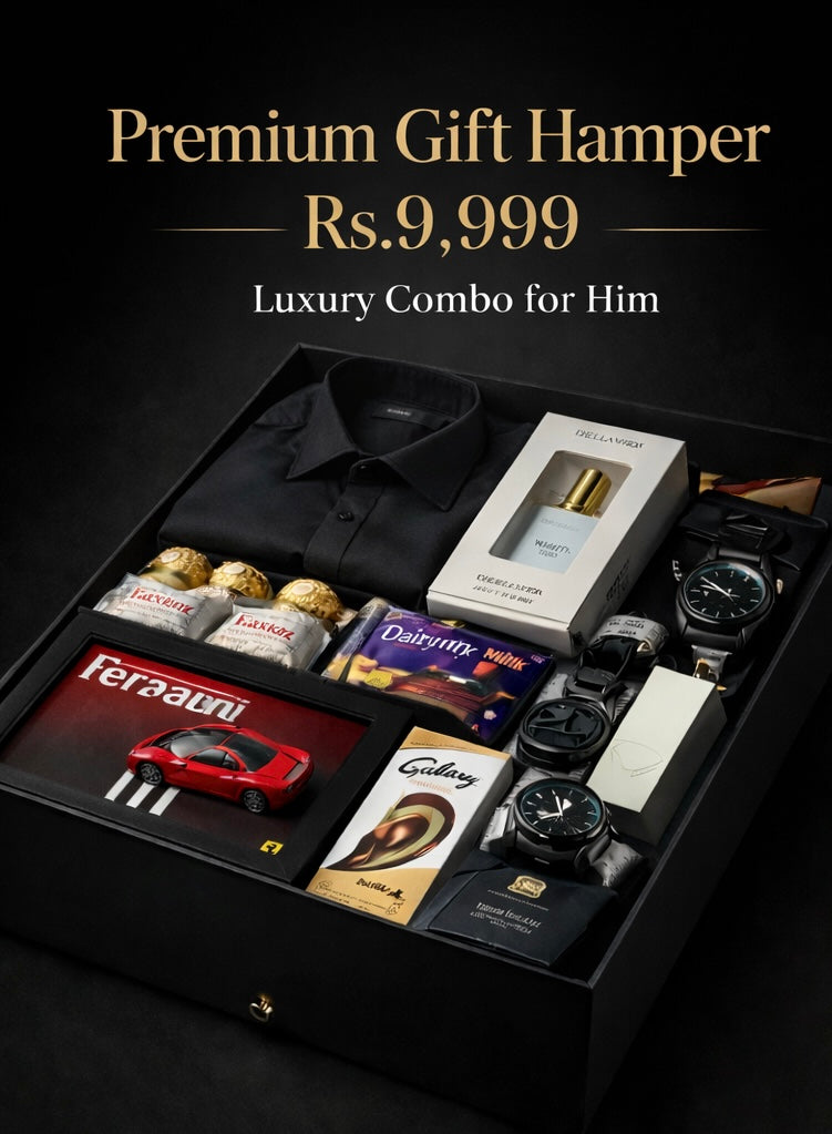 Premium Luxury Gift Hamper for Him – Exclusive Designer Combo (Rs. 9,999)