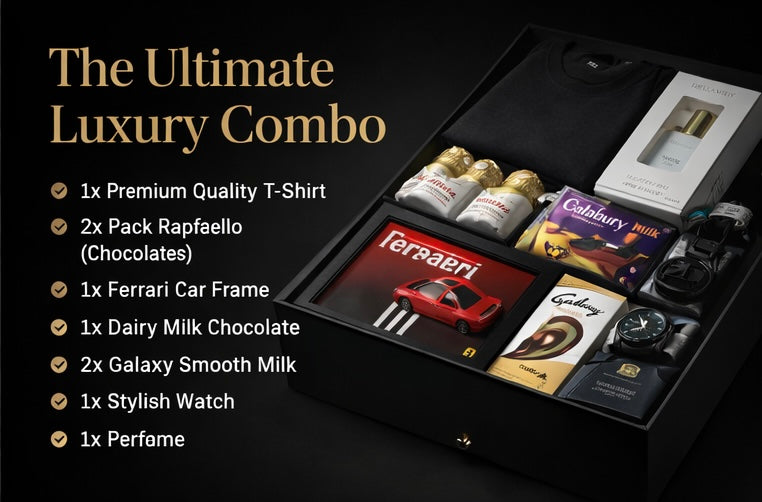 Premium Luxury Gift Hamper for Him – Exclusive Designer Combo (Rs. 9,999)