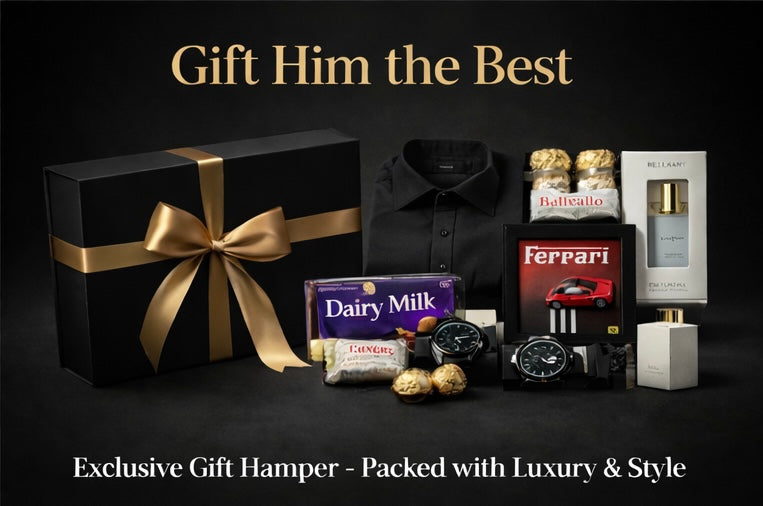 Premium Luxury Gift Hamper for Him – Exclusive Designer Combo (Rs. 9,999)