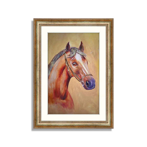 Abstract Horse Framed Art 03