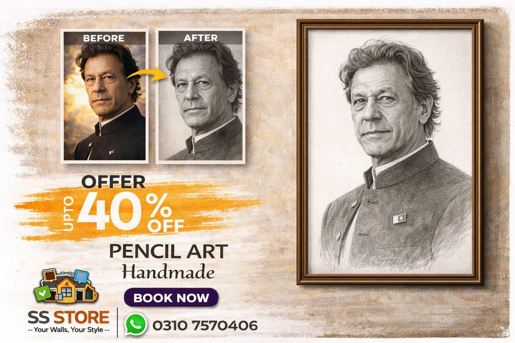 🖋 Photo to Pencil Art – Handmade & Realistic Portrait